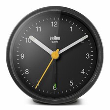 Braun BC12B klassischer Design Wecker, schwarz, Neu+OVP, 67047