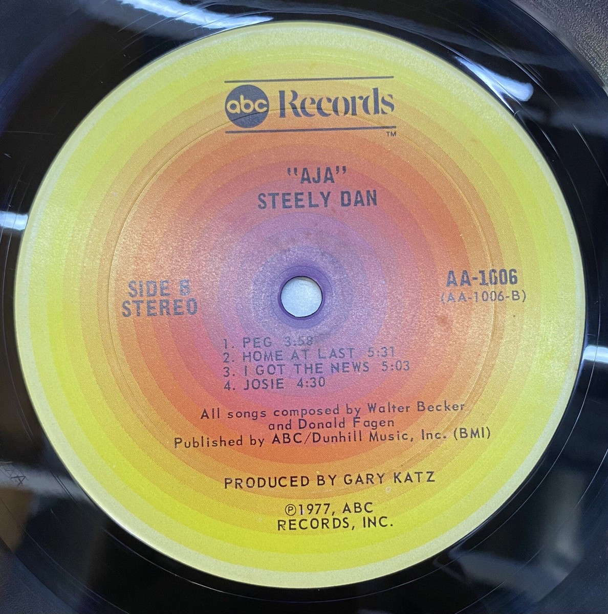 Steely Dan Aja レコード 1977年 STEELY DAN 