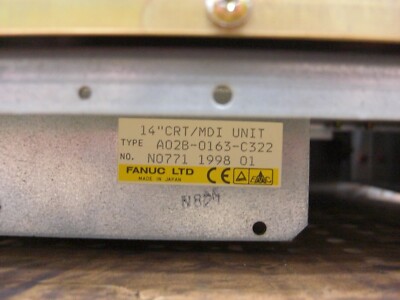 Fanuc 14 inch CRT/MDI A02B-0163-C322 Series 150-M. Only One Colors