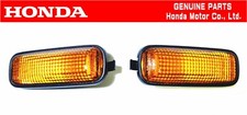 Honda Genuine 91-96 Prelude Bb4 Front Fender Side Turn Marker Lamp Light Set Oem