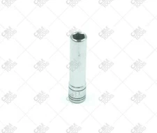 SK Hand Tools 41704 1/4" Dr. 8mm 6pt Deep Metric Chrome Socket