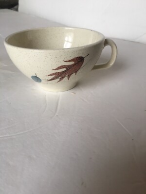 Franciscan AUTUMN LEAVES CHINA Earthenware tea cup Mid Century Vintage 