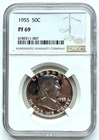 1955 FRANKLIN HALF DOLLAR NGC GRADED PF69 - PROOF (#1790504)