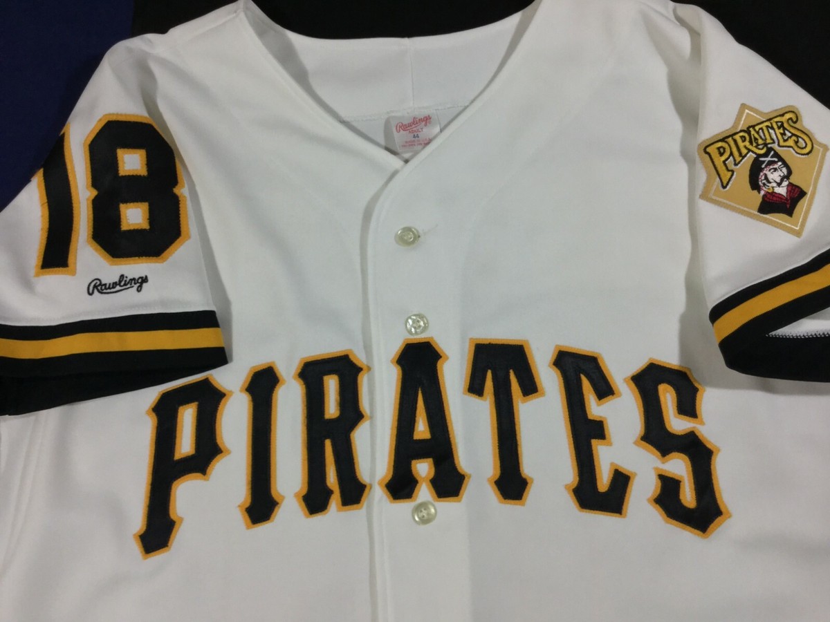 Vintage 90's Pittsburg Pirates Baseball Van Slyke #18 Rawlings