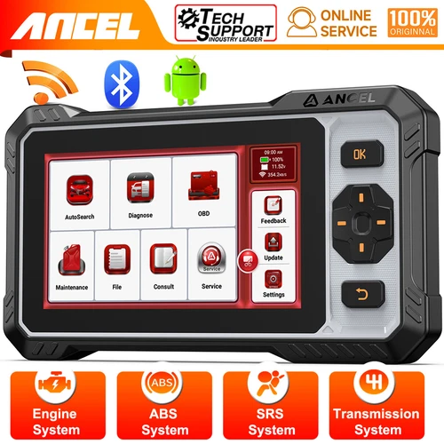 ANCEL FX6000 Profi KFZ OBD2 Diagnosegerät 4System 7Services CAN-FD Active Test - Bild 1 von 14