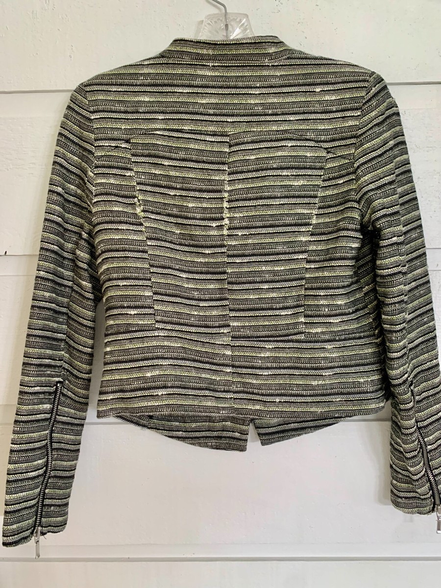 MOSSIMO Women's Motorcycle Style Asymmetrical Jacket Blazer