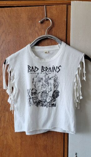 Vintage Authentic Original Bad Brains Band White T