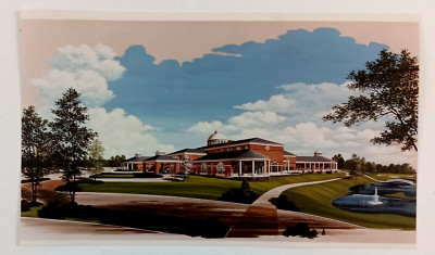 1989 Davidson NC River Run Golf & Country Club Architect Engineer Drawing Photo