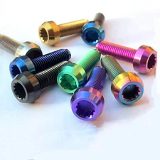 M7x24 32mm Titanium Split Rim Bolt Forged,12 point head screw fastener