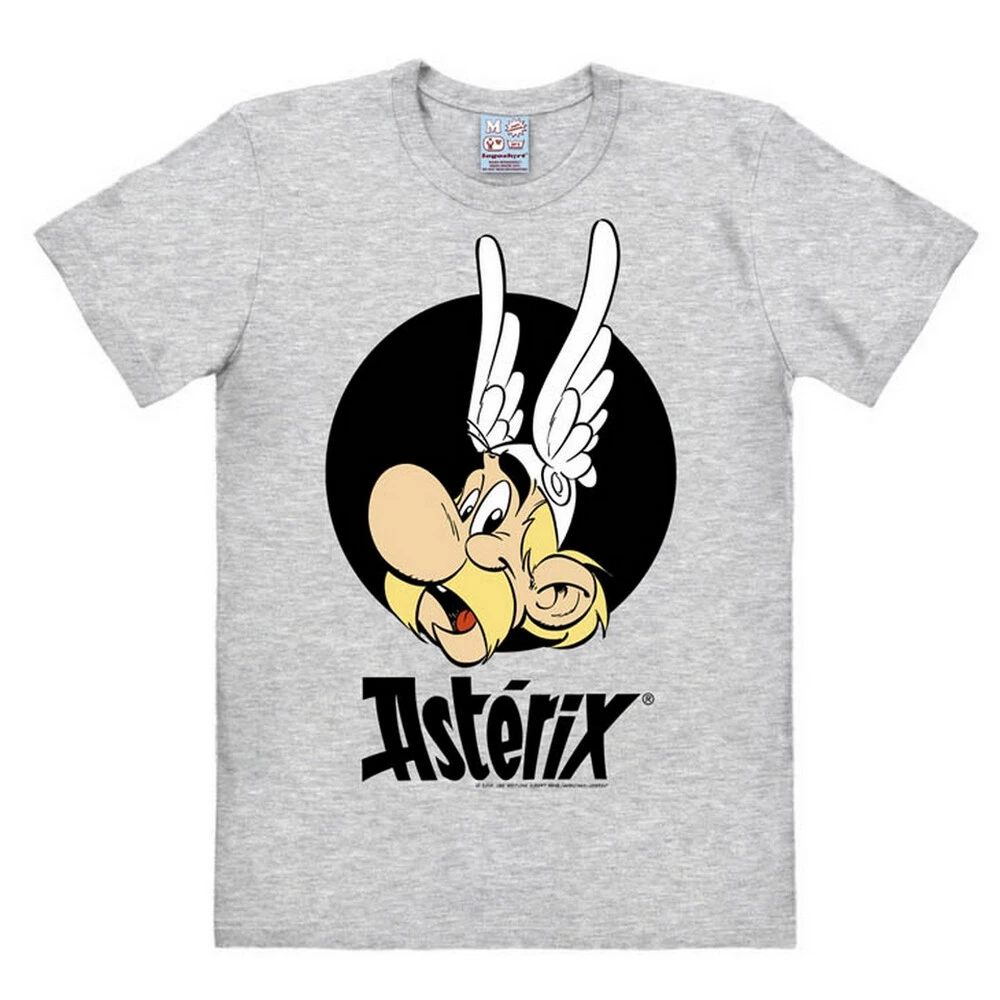 T-shirt 100% cotton Logoshirt® Asterix Portrait (Heather Gray) | eBay