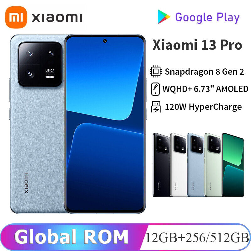 Global ROM Xiaomi Mi 13 Pro 128GB/256GB/512GB Snapdragon 8 Gen 2 Octa Core  50MP