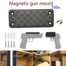 1-Pcs Gun Magnet Mount 50lbs Pistol Rifle Holder Car Holster Home Under Desk USA