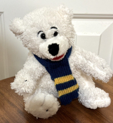 The Polar Express Warner Bros White Bear Plush 8''