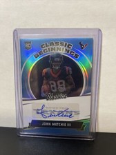 2022 Classics John Metchie III Auto Classic Beginnings Blue 4/5 Houston Texans