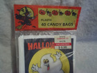 40 HALLOWEEN TRICK OR TREAT PLASTIC BAGS SEALED,Ghost,Wicked Witch,Black Cat,Bat — photo 3