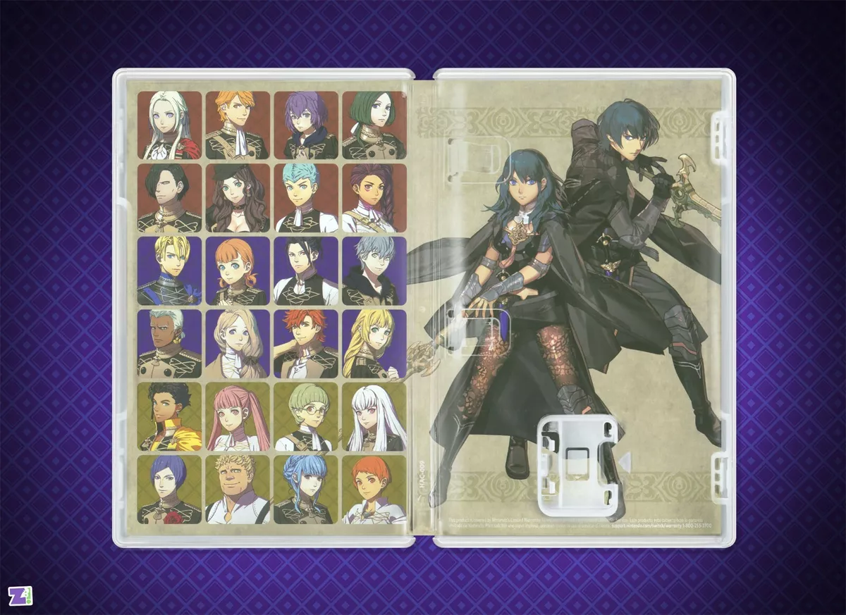 Fire Emblem Three Houses Cover Art Replacement Insert & Case for Nintendo  Switch | eBay