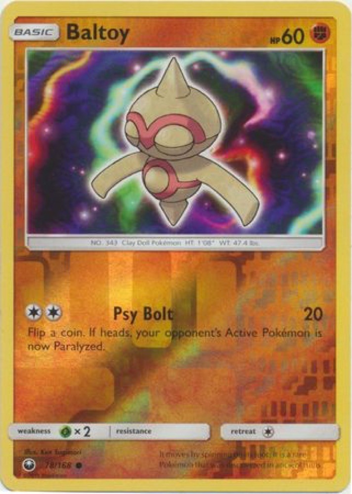 Baltoy (Celestial Storm 78/168) - Common (Reverse Foil)