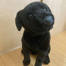 Toys R Us Animal Alley Labrador Plush Toy Black 20cm Used