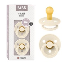 Pacifiers Colour Collection  Natural Rubber Baby Pacifier  Round Nipple  S...