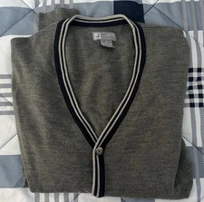 JCP Men’s Button Cardigan Size : M
