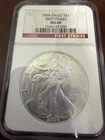 2004 American Silver Eagle Dollar NGC MS69 First Strike