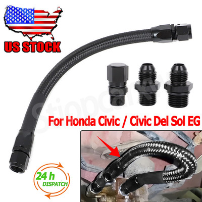 Power Steering Rack Loop Kit Fittings For 1992-1995 Honda Civic,Civic Del Sol EG