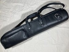 VINTAGE REUNION BLUES SOPRANO LEATHER SAX SAXOPHONE BAG CASE GIGBAG