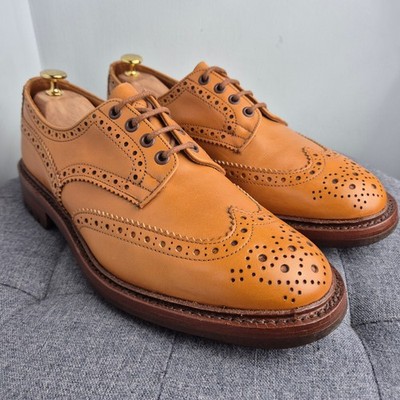 Trickers 'Bourton' Acorn Antique Brown Country Brogue Shoes