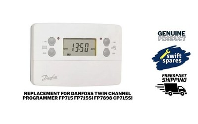 DANFOSS ZWEIKANAL ZEITSCHALTUHR PROGRAMMIERER FP715 FP715Si FP7898 CP715Si ERSATZ