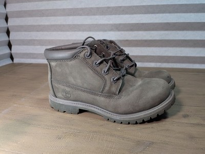 Timberland Damen Nellie Waterproof Chukka Stiefel. UK 4,5 grau kaum getragen
