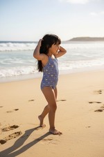 Cat  Jack Stars And Stripes Swimsuit Size S 6/6x Girls