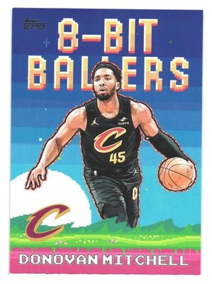2025-26 Topps NBA Flagship 8-Bit Ballers Cleveland Cavaliers Donovan Mitchell