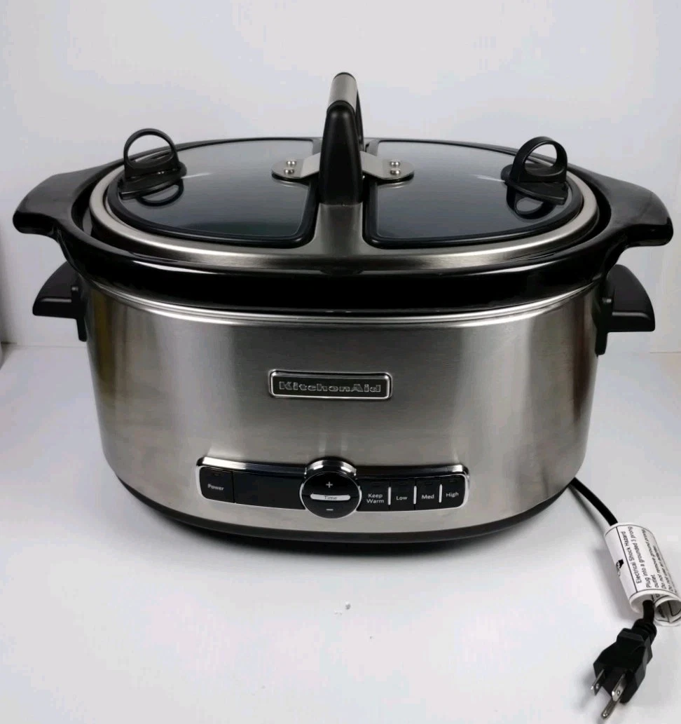 KitchenAid 6Quart Slow Cooker Crockpot with Glass Lid Stainless Steel Never Used
Opens in a new wind