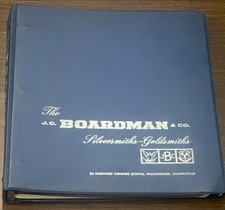1979 J.C. Boardman Silver Pewter Dealer Catalog Binder Sterling Hollowware 