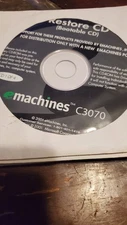 emachines C3070 Restore CDs (Bootable CD, Includes All 4 Restore CDs)