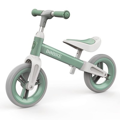 Bobike Toddler Balance Bike Toys for 1 to 6 Year Old Girls Boys Middle, green 
