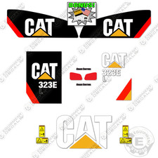 Fits Caterpillar 323EL Decal Kit Excavator - 7 YEAR OUTDOOR 3M VINYL!