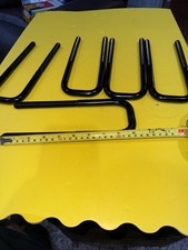 5x Heavy-Duty Square Bend U-Bolts 8.5" Long x 2.5" Wide x 9/16" No Bolts Washers