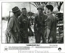1987 Press Photo "Hamburger Hill" Movie Scene - lrp73401