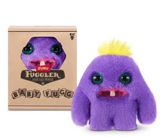Fuggler Funny Ugly Monster 3.5" Baby Fugg Mr. Needles Purple Mini Plush Series 4