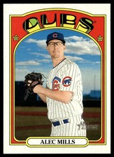 2021 Topps Heritage Alec Mills Chicago Cubs #76