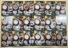 2025 Topps Holiday Player Ornament Relic Jersey Bat - You Pick Choose