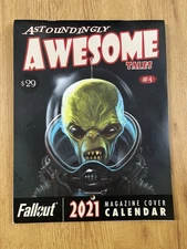 Fallout 12 Month Magazine Cover 2021 Calendar ALSO Good for 2027
