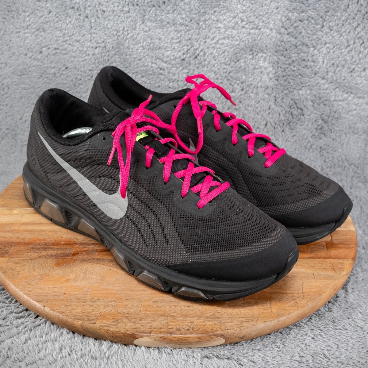 Nike Air Max Tailwind Men's Black and Silver Size 14 621225-001