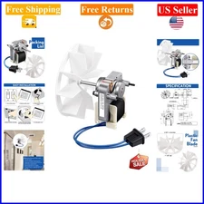 Bathroom Vent Fan Motor Kit for Nutone Broan 50CFM, 120V, includes Blade