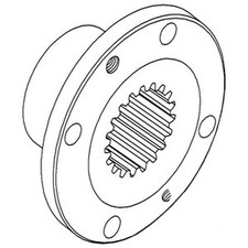 K200465 Hydraulic Pump Coupling For Db Tractors 1594, 1690 Non Cab Only