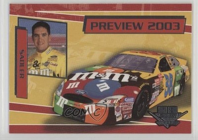 2003 Wheels High Gear Preview Elliott Sadler #70 0s5