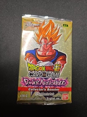 Dragonball Super Collectors Booster B20 Neu OVP Power absorbed