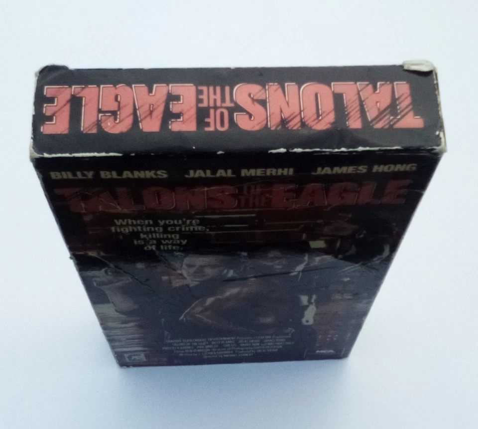 Talons of the Eagle (RARE VHS 1992) Two cops enter a martial arts tournament.OOP - Image 3 of 4