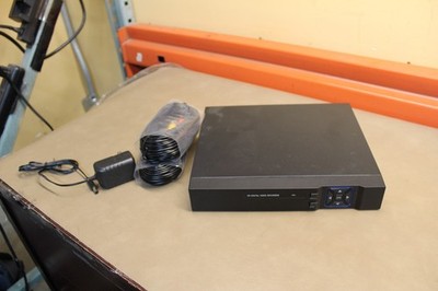 HD DVR  AHD CCTV Camera System AHD-4C-4B UNTESTED